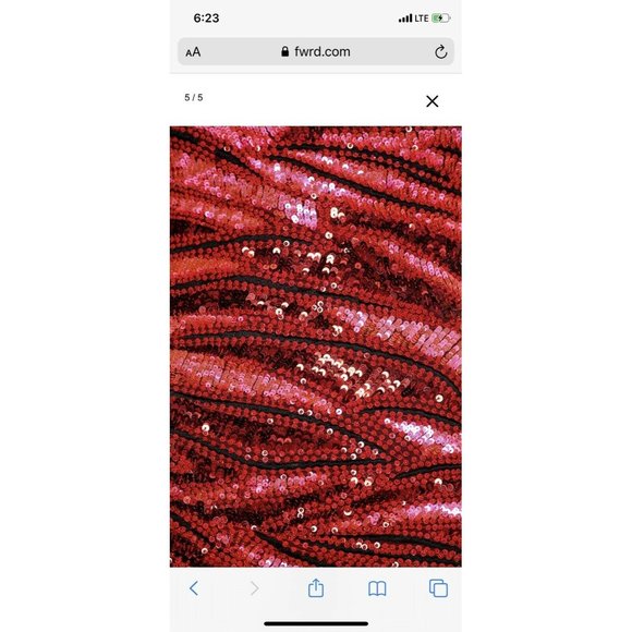 Rêve Riche Fabienne Midi Dress Red Zebra Multi - Picture 5 of 9